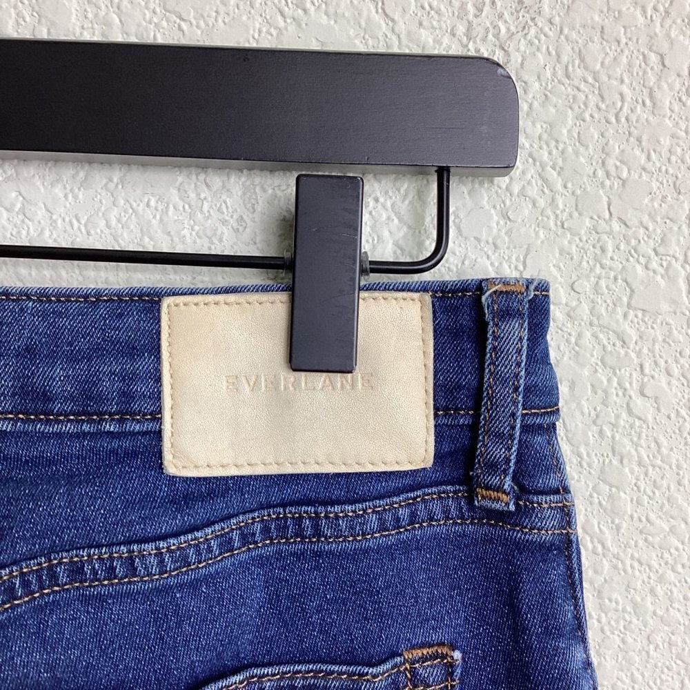 Everlane The Curvy High-Rise Crop Jeans Size 28 Blue - Picture 5 of 7